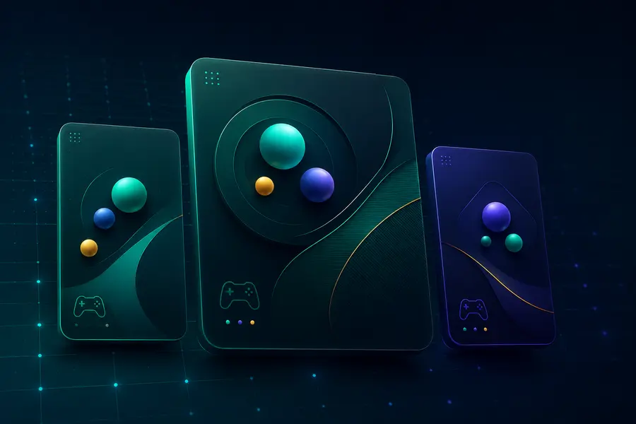 DM Win game category information cards